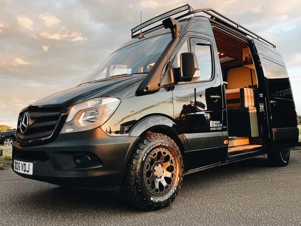 Black Mercedes Sprinter Campervan