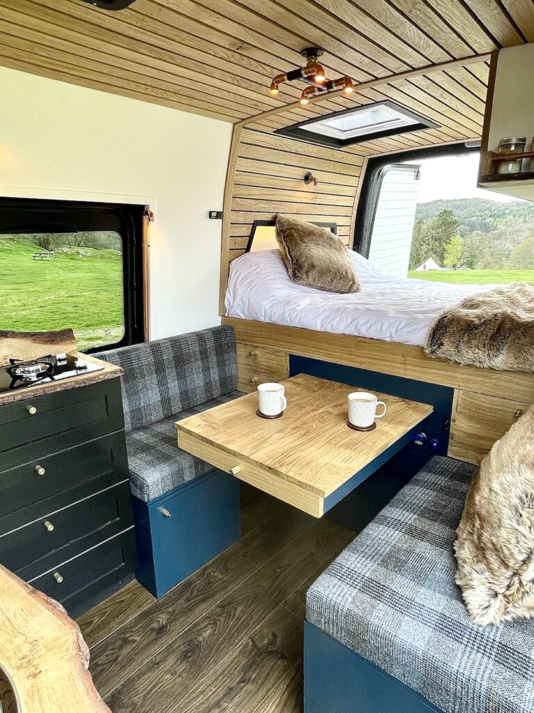 Suilven : Beautiful Off Grid LWB VW T6 Transporter Campervan - Sold Out -  Brown Bird & Co Competitions