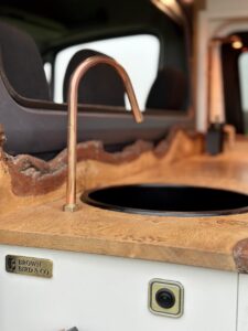 Mercedes Sprinter Campervan Interior by Brown Bird and Company