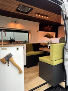 Mercedes Sprinter Campervan Interior by Brown Bird and Company