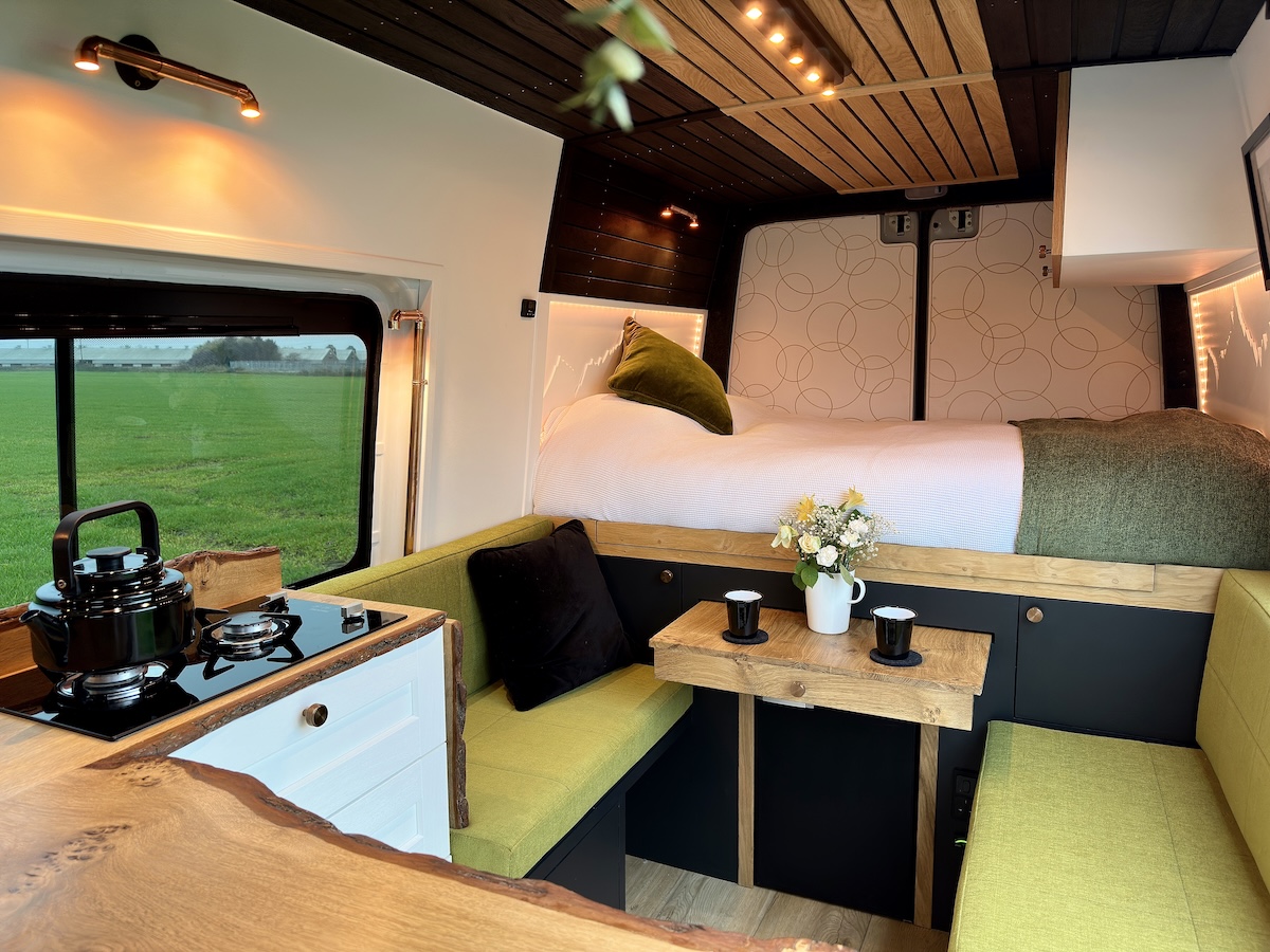 Mercedes Sprinter Campervan Interior by Brown Bird and Company