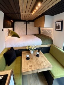 Mercedes Sprinter Campervan Interior by Brown Bird and Company