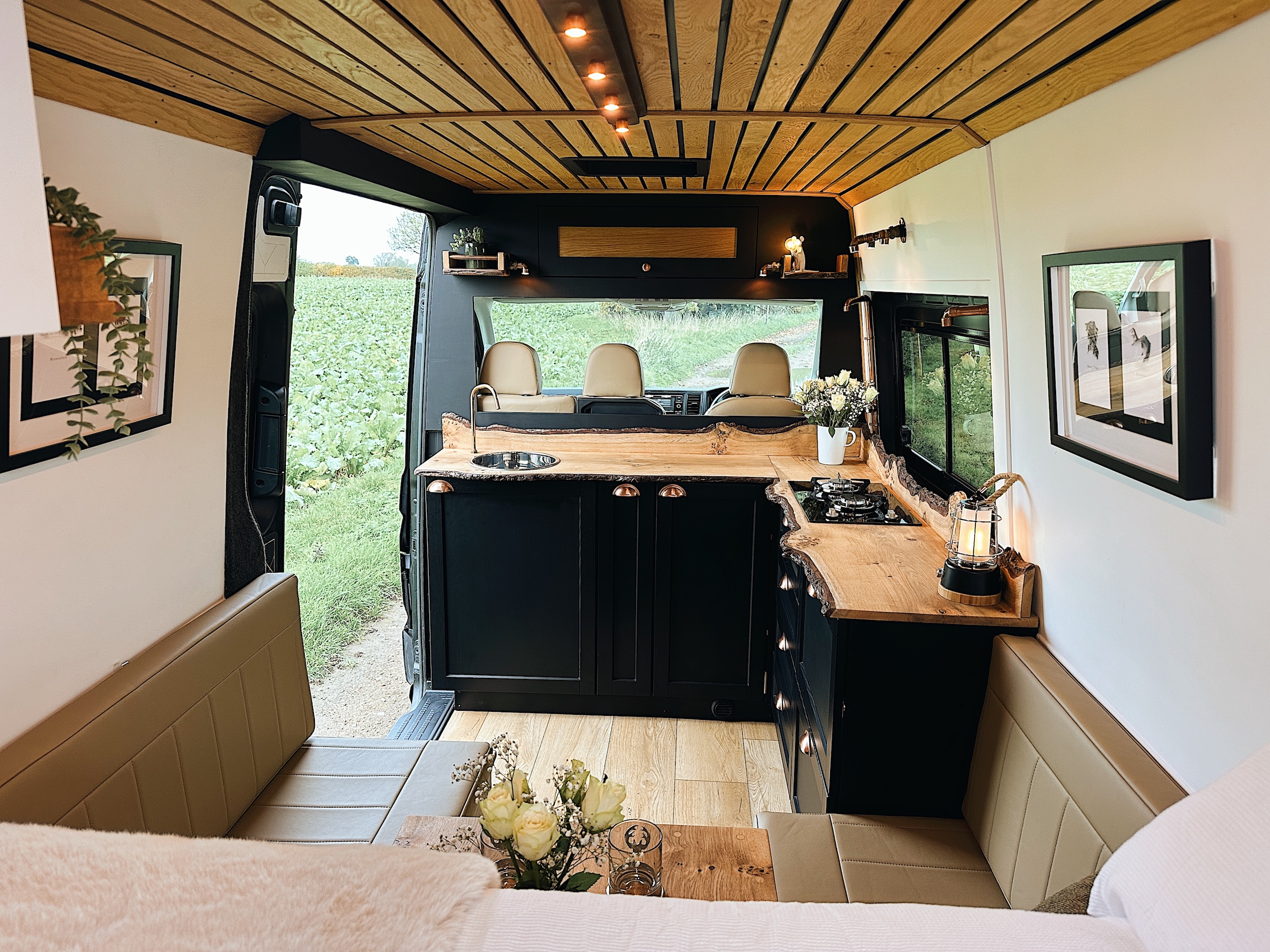 VW Crafter Campervan Internal View of Layout