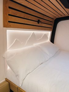 VW Crafter Campervan Internal View of Layout