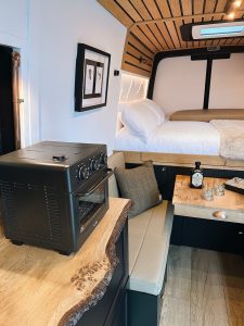 VW Crafter Campervan Internal View of Layout