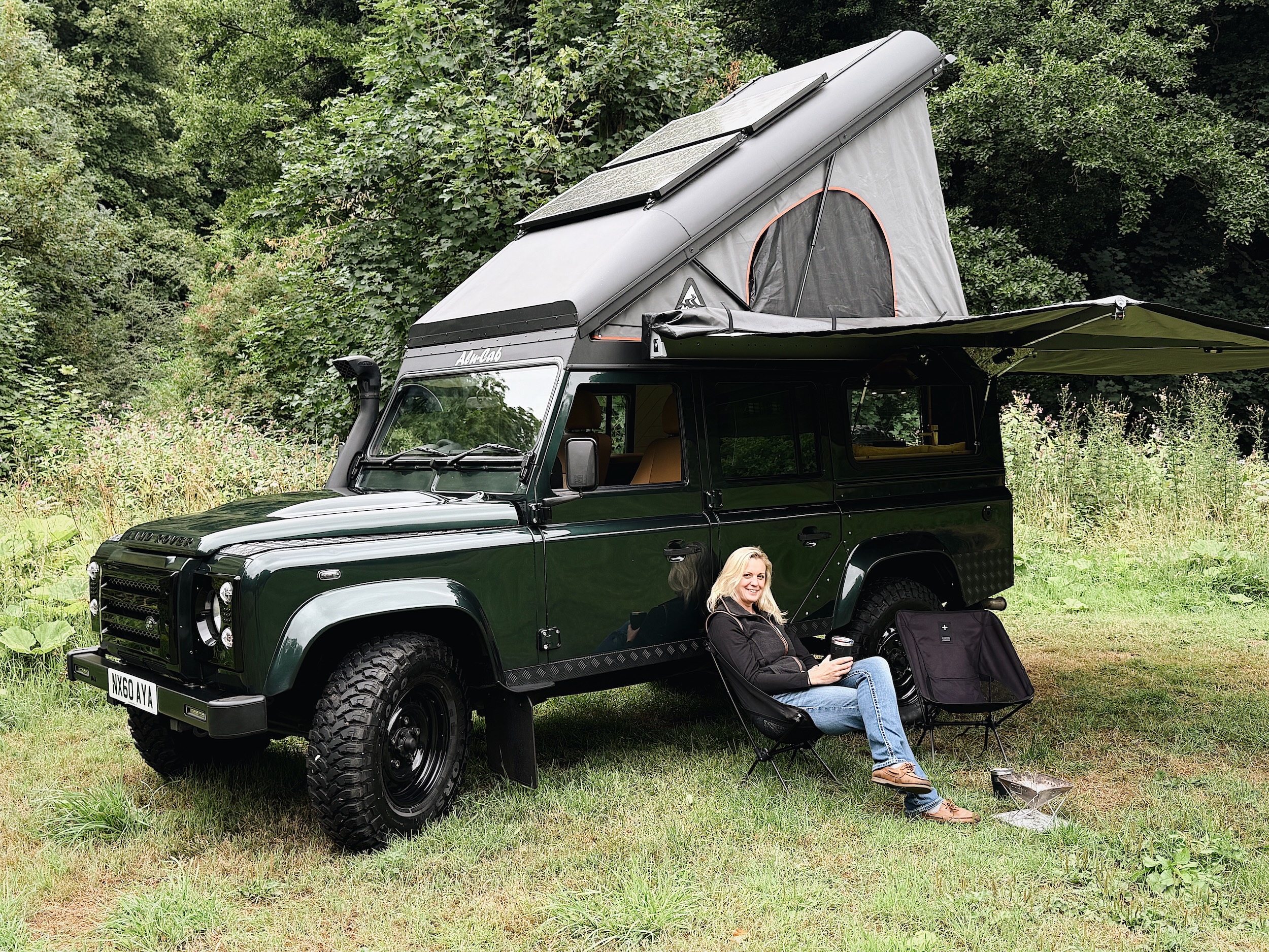 Off Grid Camping Land Rover Defender Brown Bird Defenders