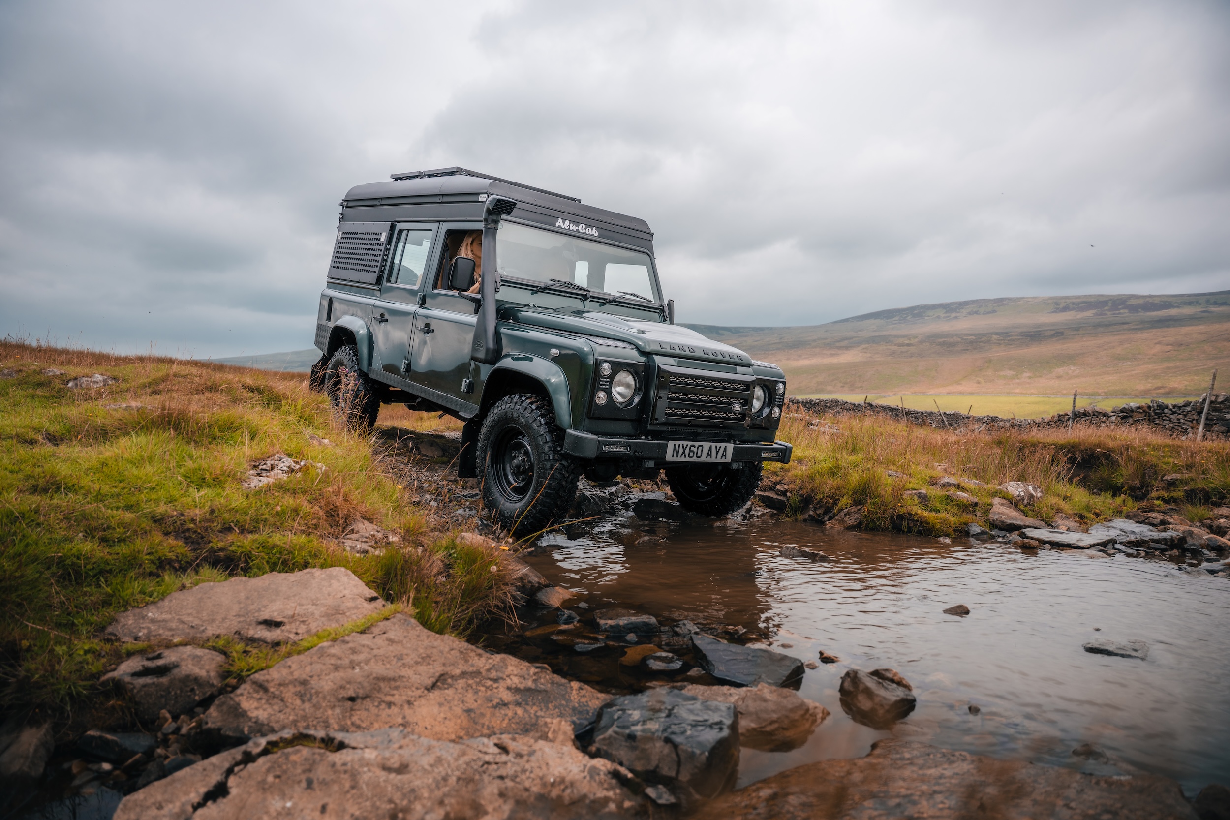 Land Rover Defender Campervan Brown Bird Defenders Senja