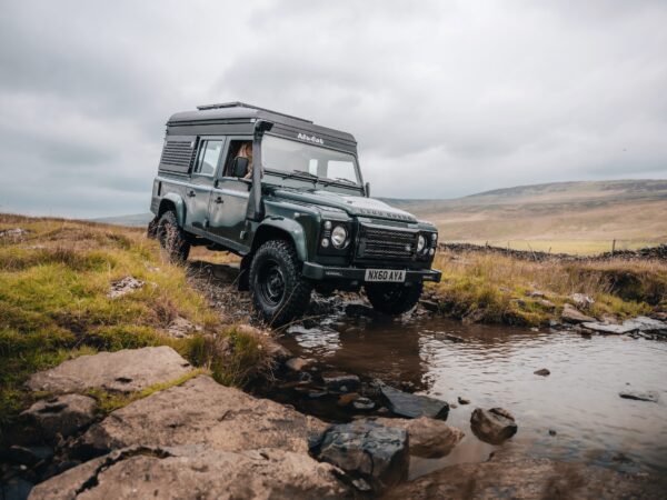 Land Rover Defender Campervan Brown Bird Defenders Senja